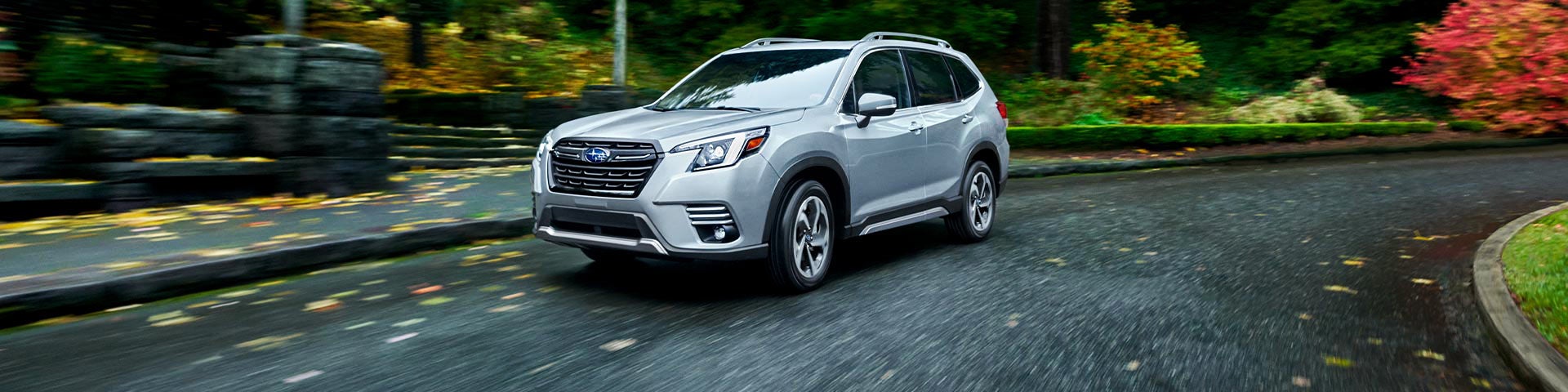 A 2022 Forester driving on a highway. | Zappone Subaru Norwich in Norwich NY