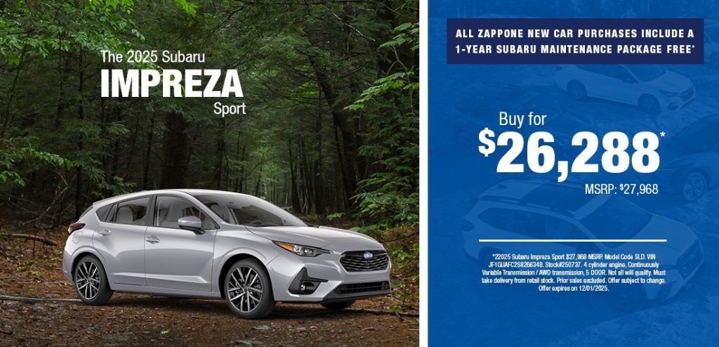 2025 Subaru Impreza Sport – Buy for $26,288