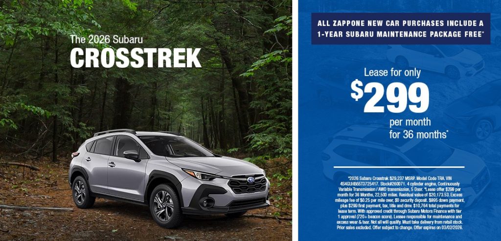 Lease the 2026 Subaru Crosstrek