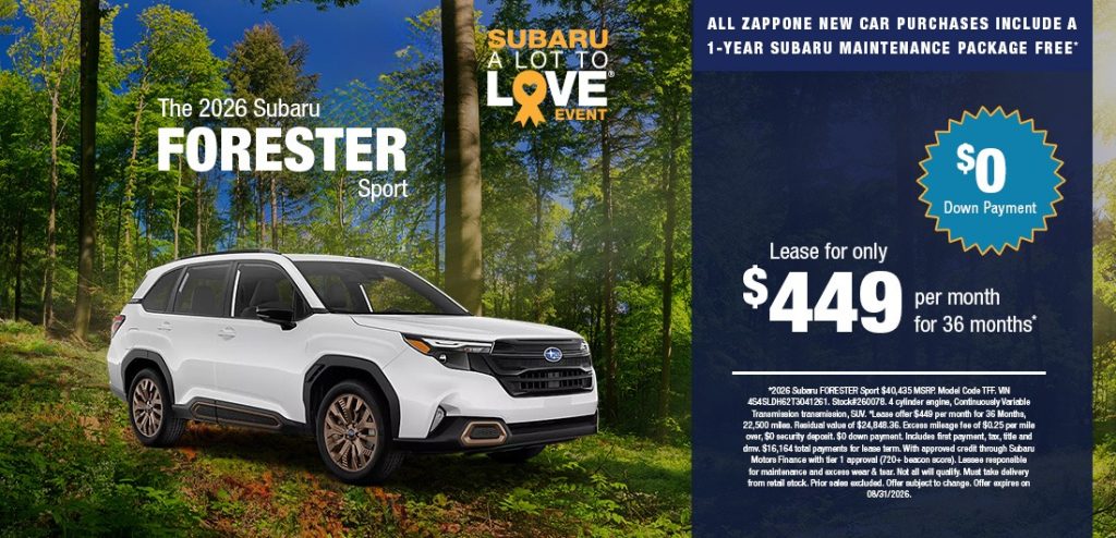 2026 Subaru Forester Sport