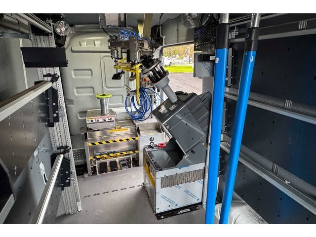 2023 Ford Transit Cargo Van T-350 148" EL Hi Rf 9500 GVWR AWD