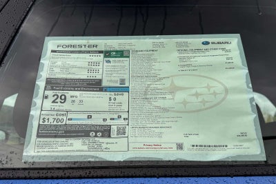 2026 Subaru FORESTER Standard Model