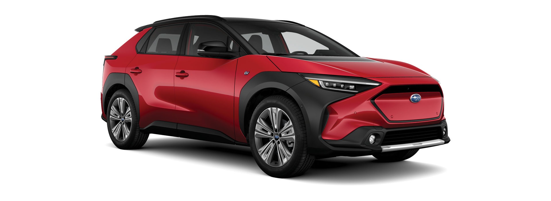 2024 Subaru Solterra Touring in Elemental Red Pearl, Two Tone