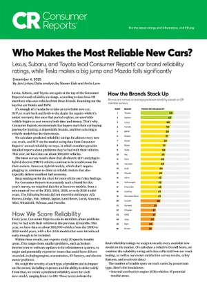 Who Makes the Most Reliable Cars | Zappone Subaru Norwich in Norwich NY