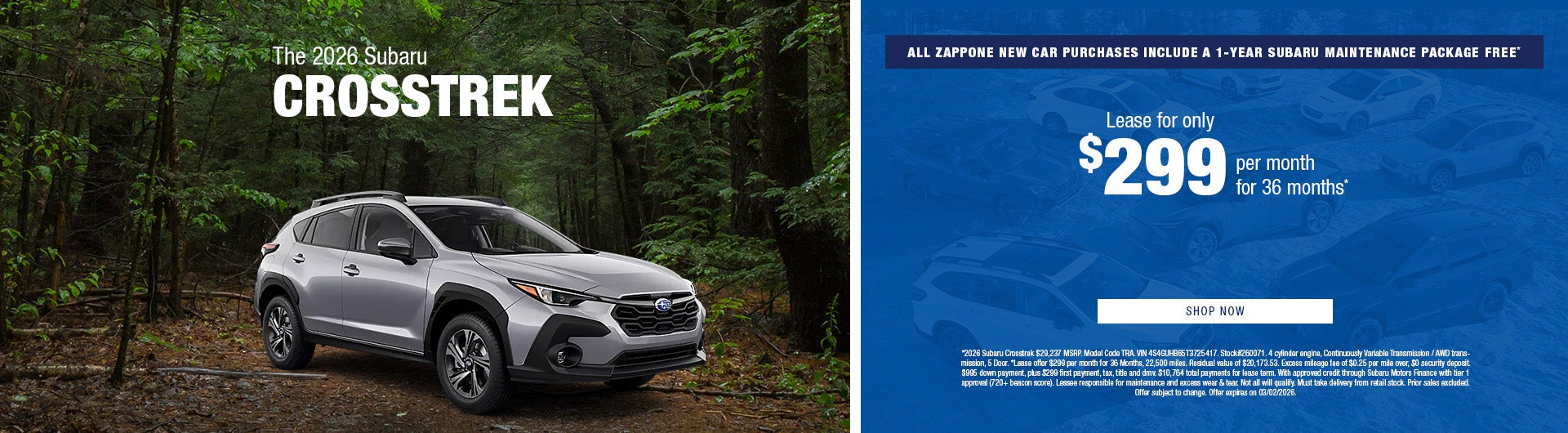 2026 Subaru Crosstrek