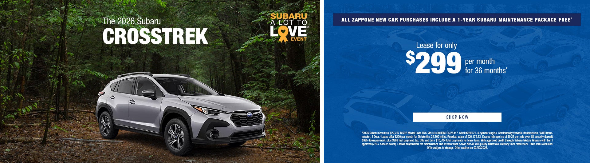 2026 Subaru Crosstrek