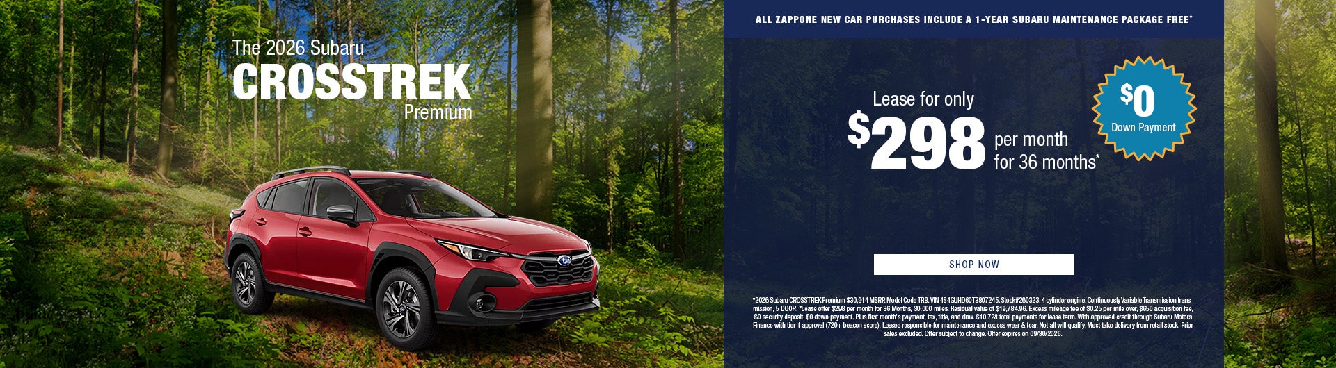 2026 Subaru CROSSTREK Premium