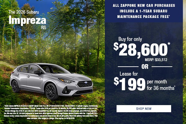 2026 Subaru IMPREZA RS