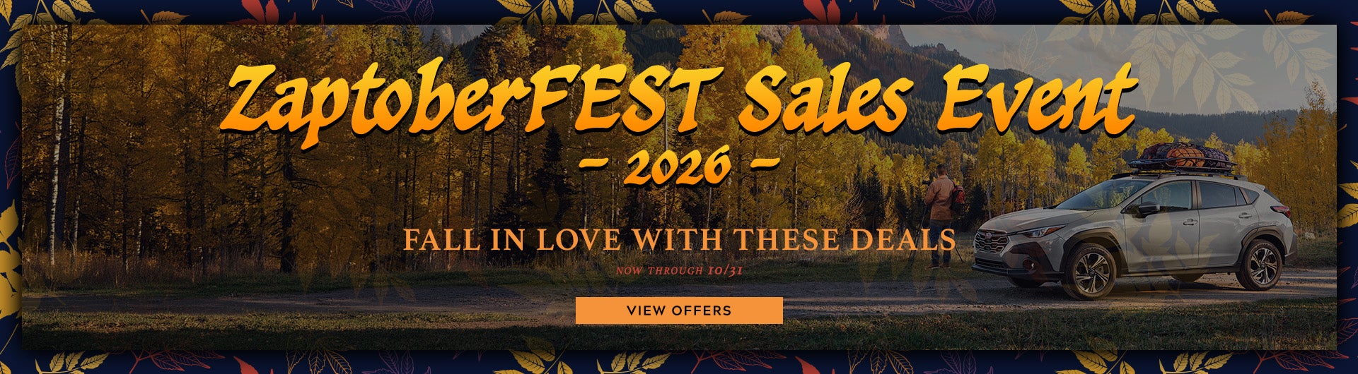 Zaptoberfest Sales Event