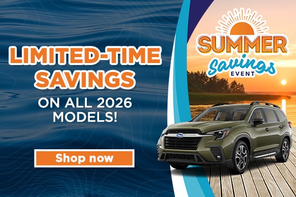 limited-time savings on 2026 models